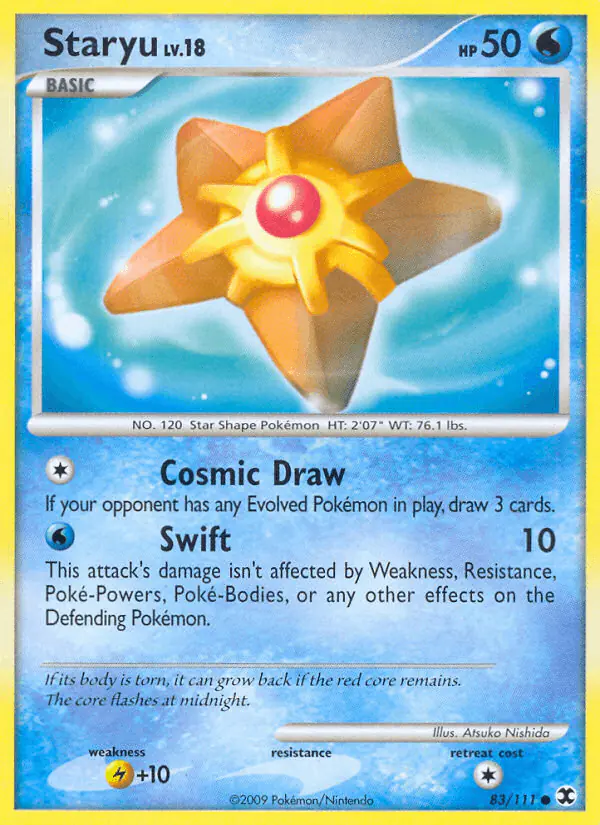 Carta Staryu 83/111 de Rising Rivals