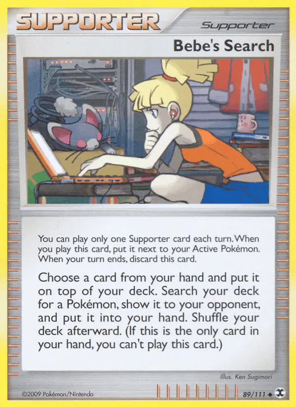 Carta Bebe's Search 89/111 de Rising Rivals