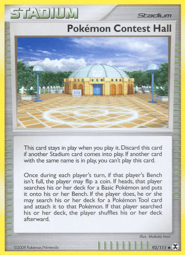 Carta Pokémon Contest Hall 93/111 de Rising Rivals