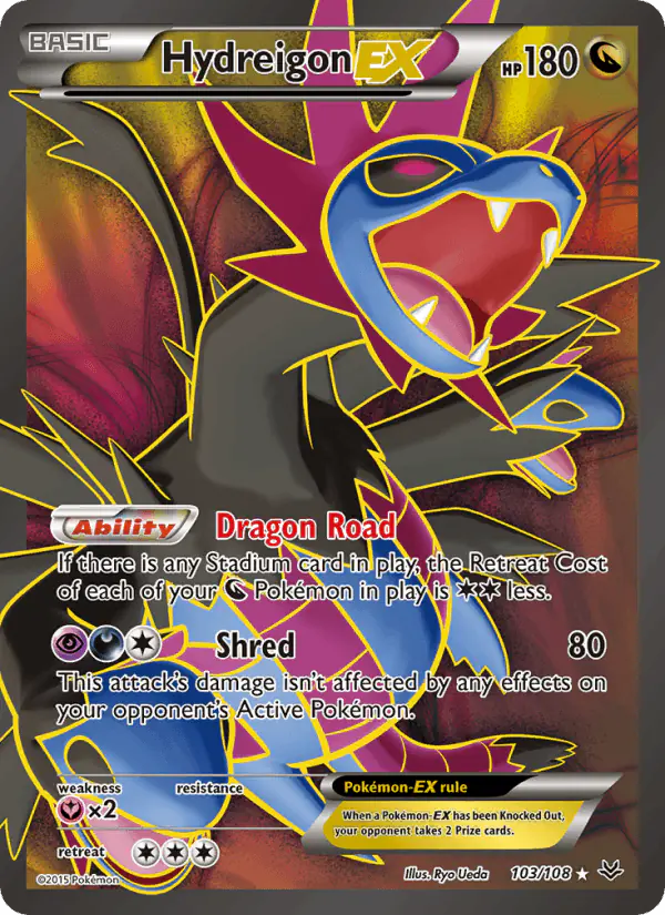 Carta Hydreigon EX 103/108 de Roaring Skies