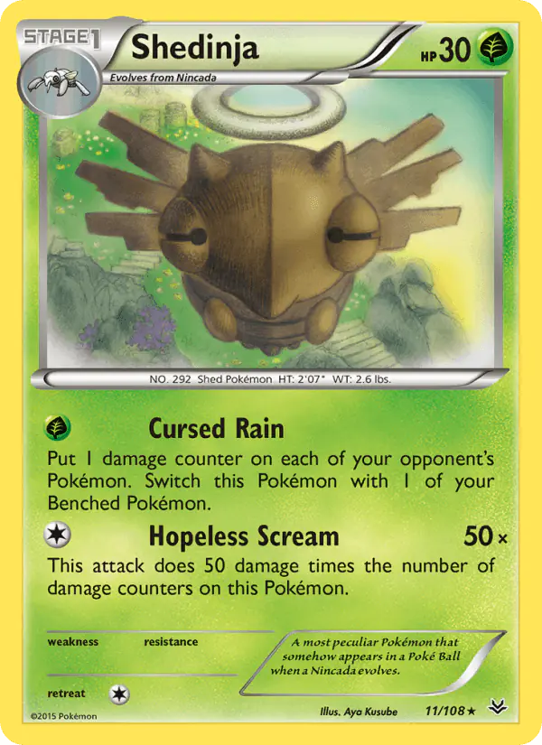 Carta Shedinja 11/108 de Roaring Skies