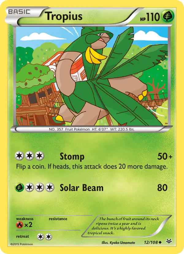 Carta Tropius 12/108 de Roaring Skies