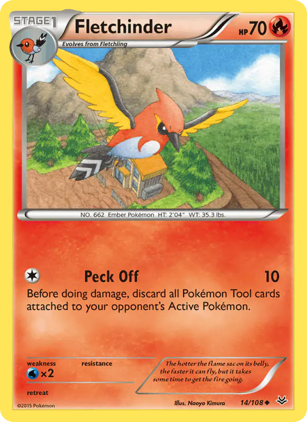 Carta Fletchinder 14/108 de Roaring Skies