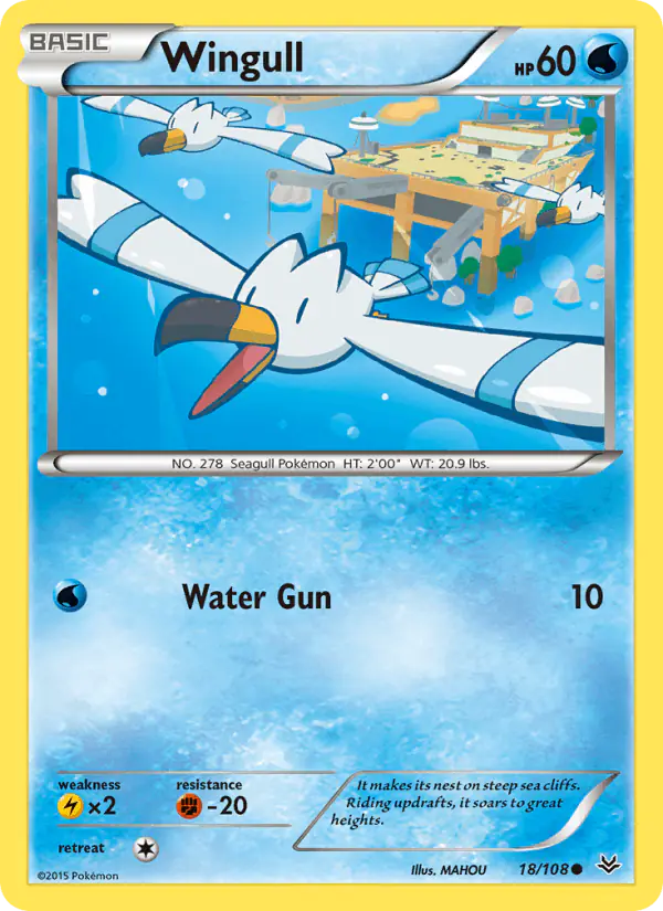 Carta Wingull 18/108 de Roaring Skies