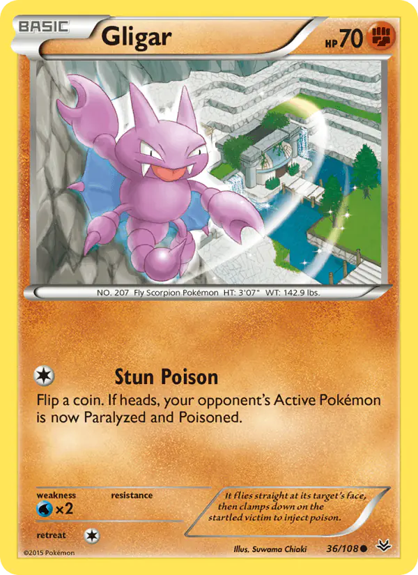 Carta Gligar 36/108 de Roaring Skies