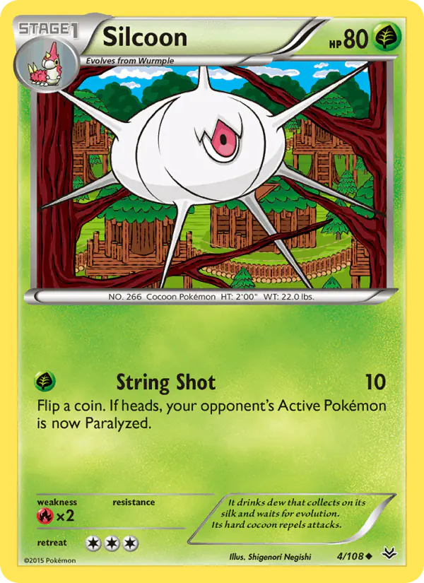Carta Silcoon 4/108 de Roaring Skies
