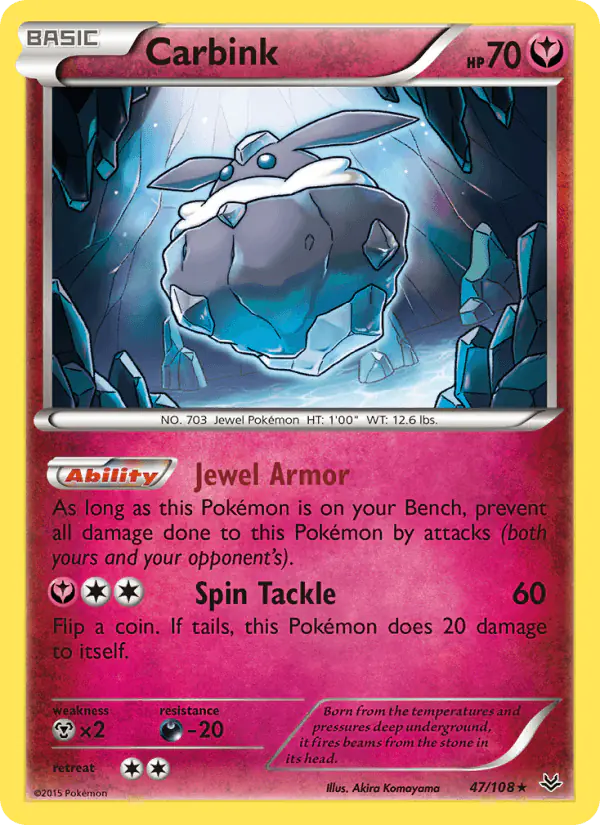 Carta Carbink 47/108 de Roaring Skies