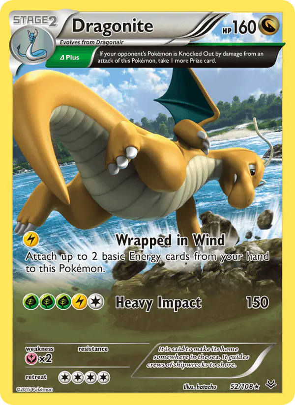 Carta Dragonite 52/108 de Roaring Skies