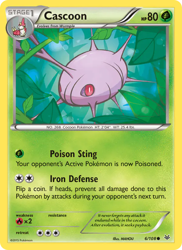 Carta Cascoon 6/108 de Roaring Skies