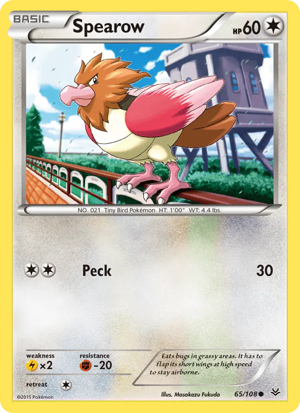 Carta Spearow 65/108 de Roaring Skies
