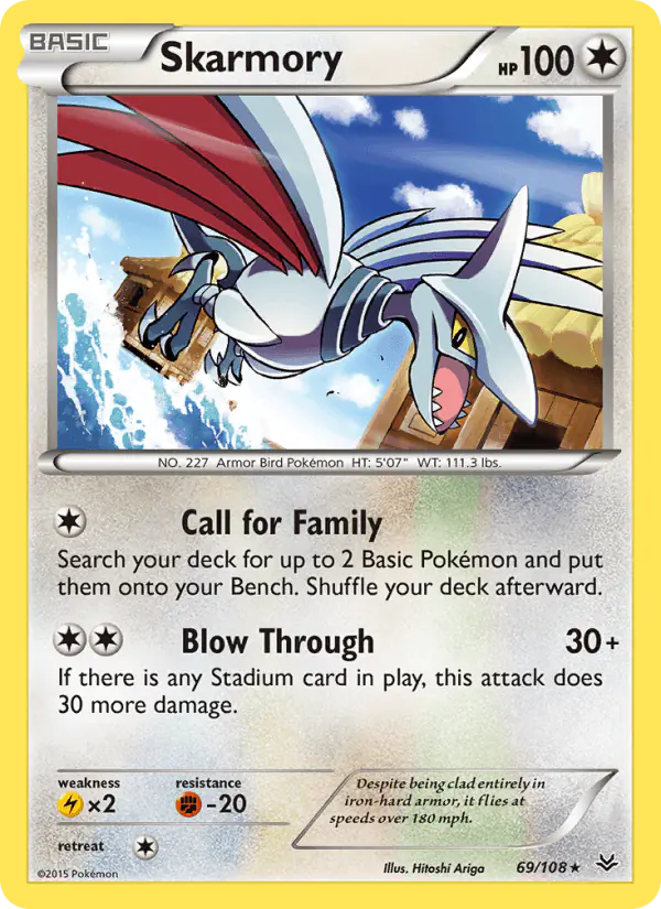 Carta Skarmory 69/108 de Roaring Skies