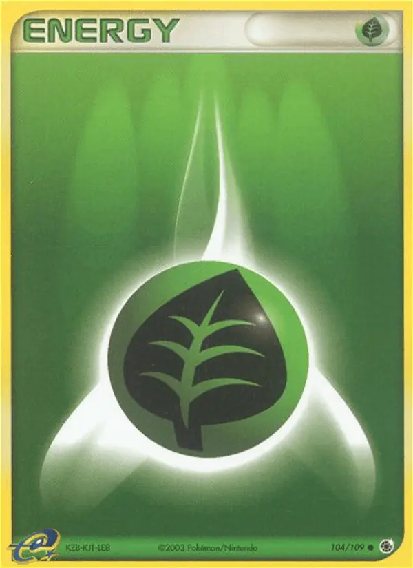 Carta Grass Energy 104/109 de Ruby & Sapphire
