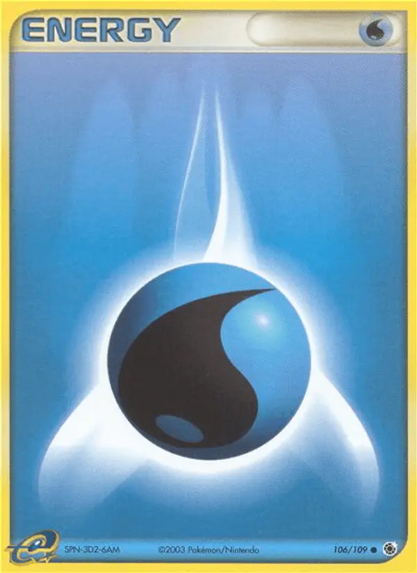 Carta Water Energy 106/109 de Ruby & Sapphire