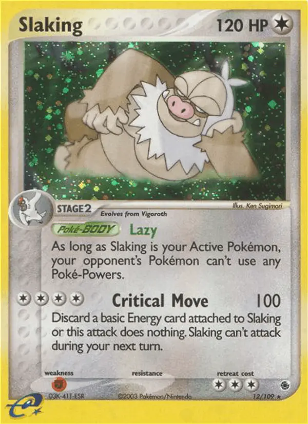 Carta Slaking 12/109 de Ruby & Sapphire