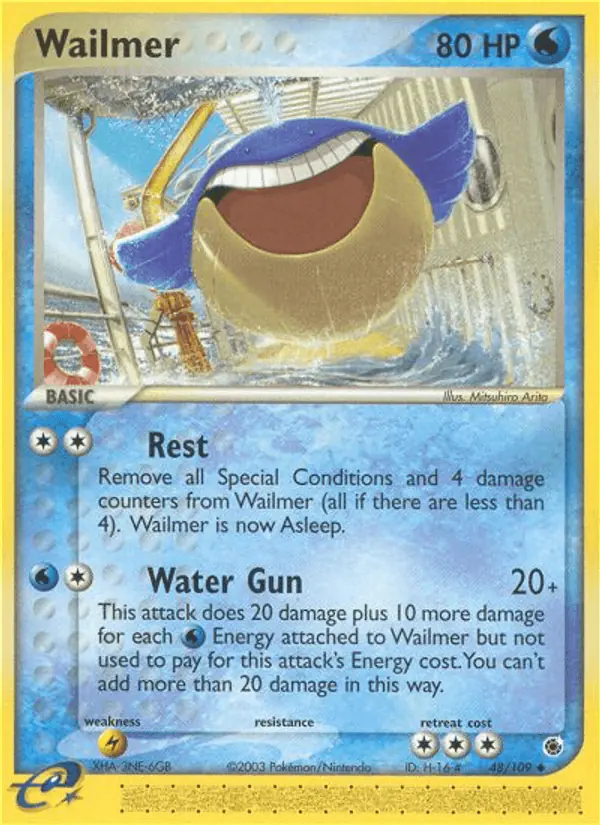 Carta Wailmer 48/109 de Ruby & Sapphire