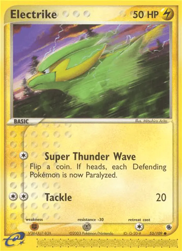 Carta Electrike 53/109 de Ruby & Sapphire