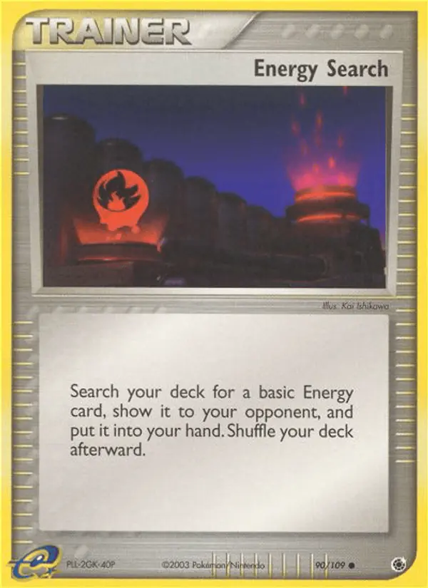 Carta Energy Search 90/109 de Ruby & Sapphire