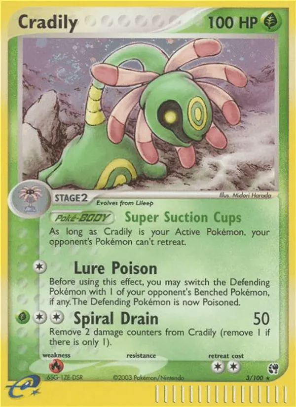 Carta Cradily 3/100 de Sandstorm