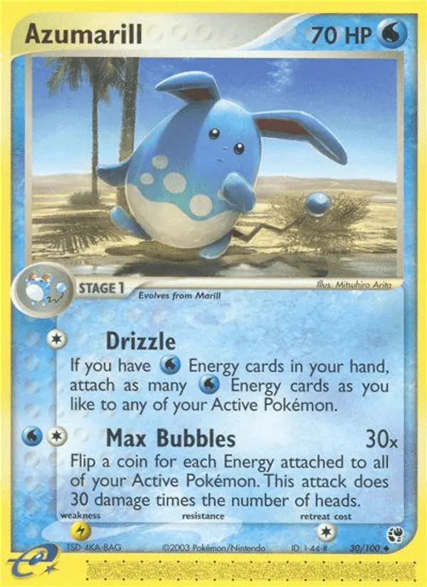 Carta Azumarill 30/100 de Sandstorm