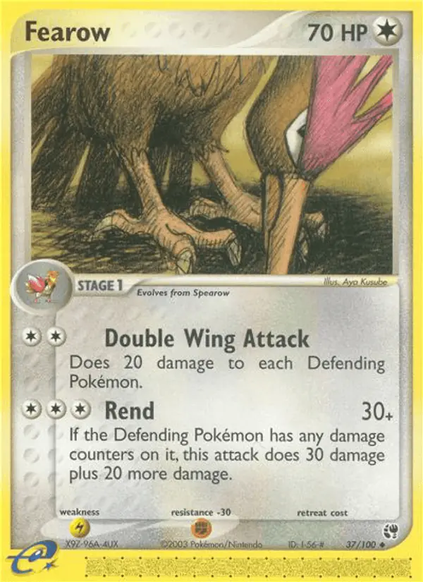 Carta Fearow 37/100 de Sandstorm