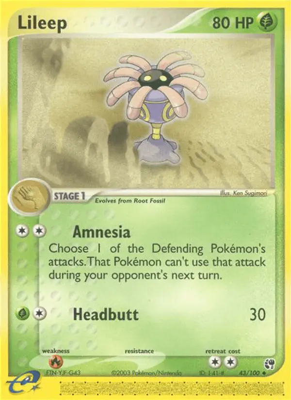 Carta Lileep 43/100 de Sandstorm