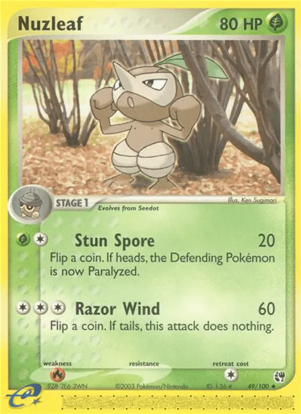 Carta Nuzleaf 49/100 de Sandstorm