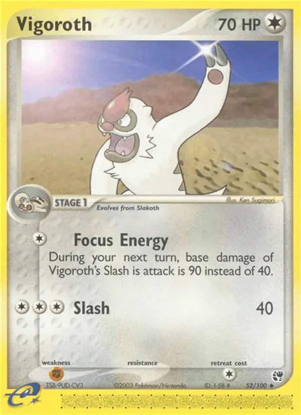 Carta Vigoroth 52/100 de Sandstorm