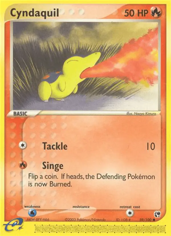 Carta Cyndaquil 59/100 de Sandstorm