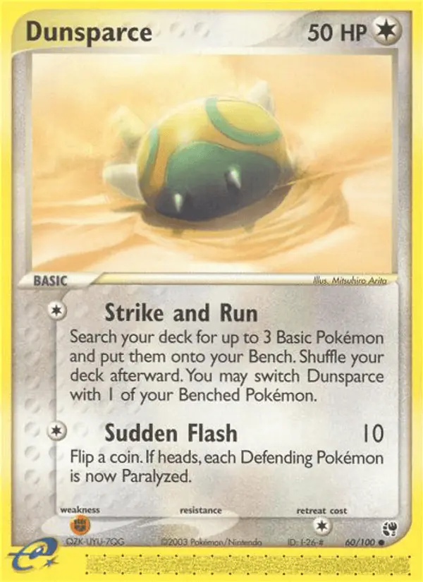 Carta Dunsparce 60/100 de Sandstorm