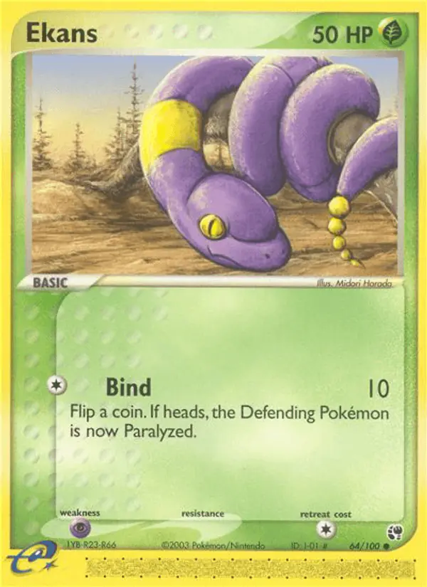 Carta Ekans 64/100 de Sandstorm
