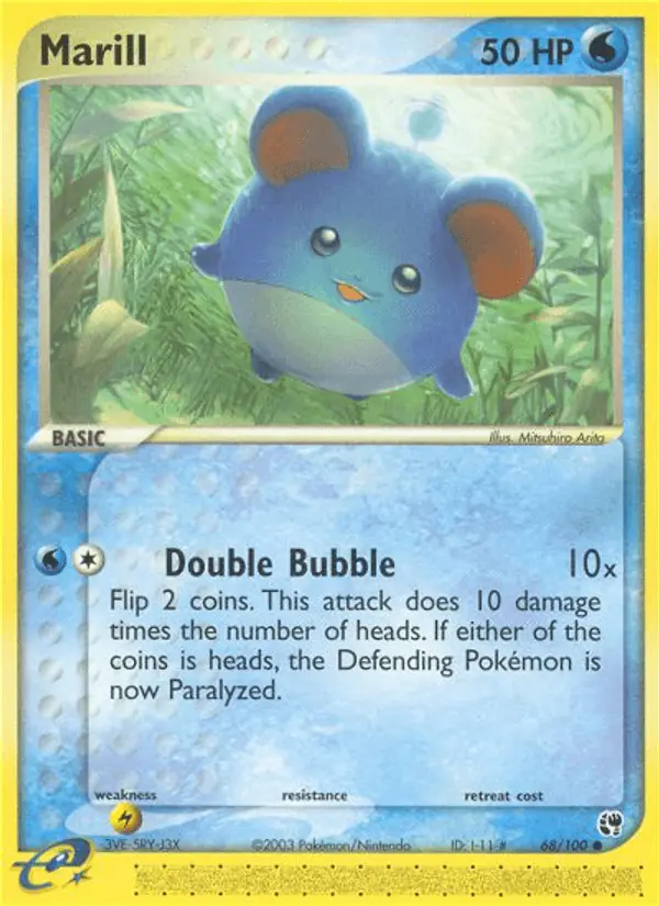 Carta Marill 68/100 de Sandstorm