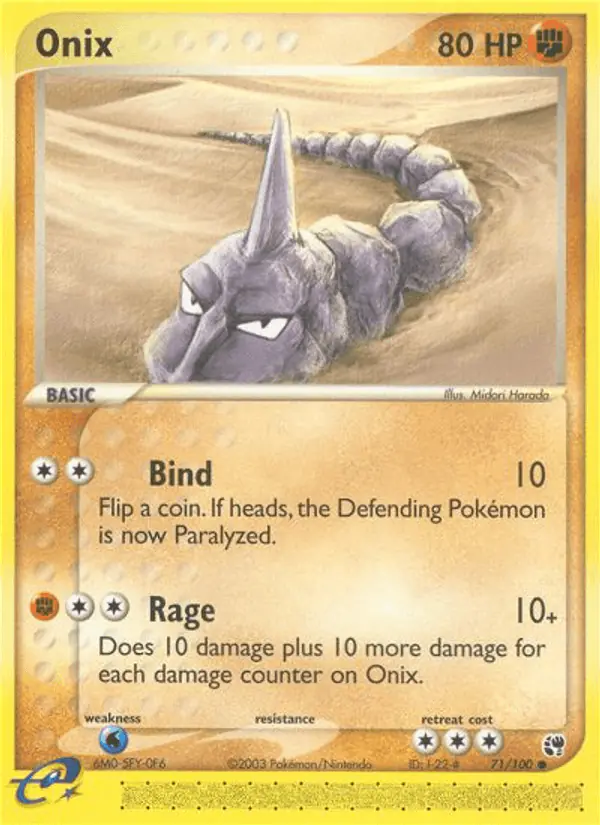 Carta Onix 71/100 de Sandstorm