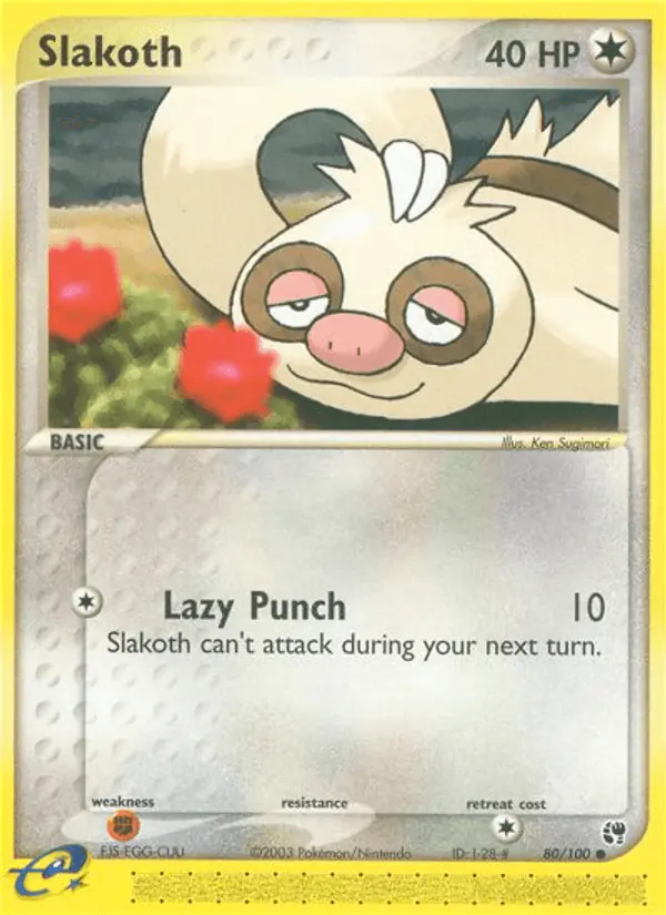 Carta Slakoth 80/100 de Sandstorm