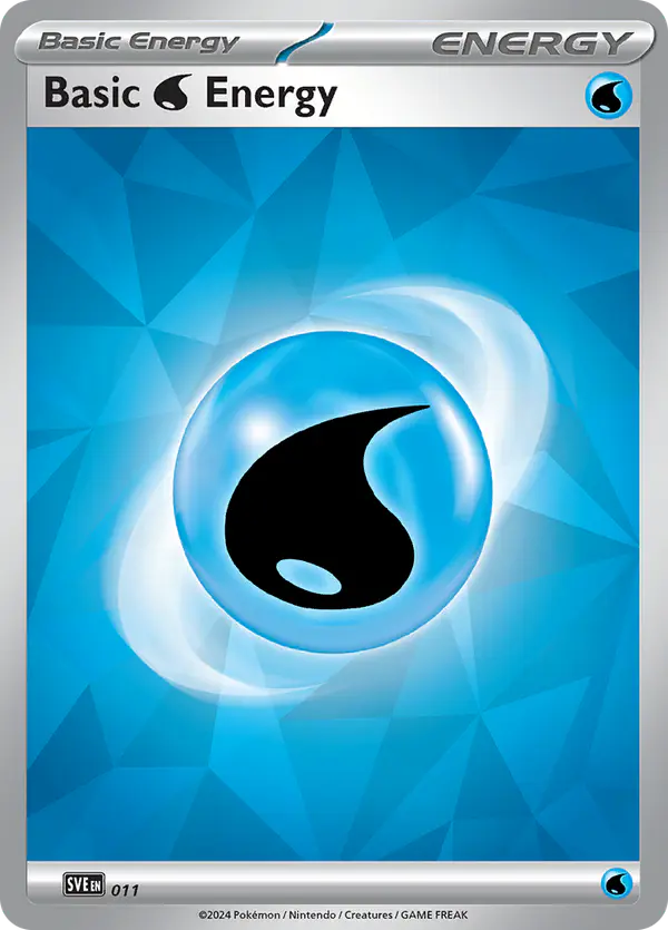 Carta Water Energy 011/024 de Scarlet & Violet Energy