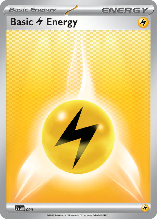 Carta Lightning Energy 020/024 de Scarlet & Violet Energy