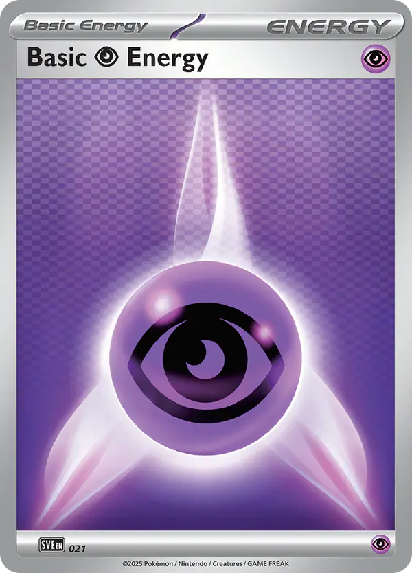 Carta Psychic Energy 021/024 de Scarlet & Violet Energy