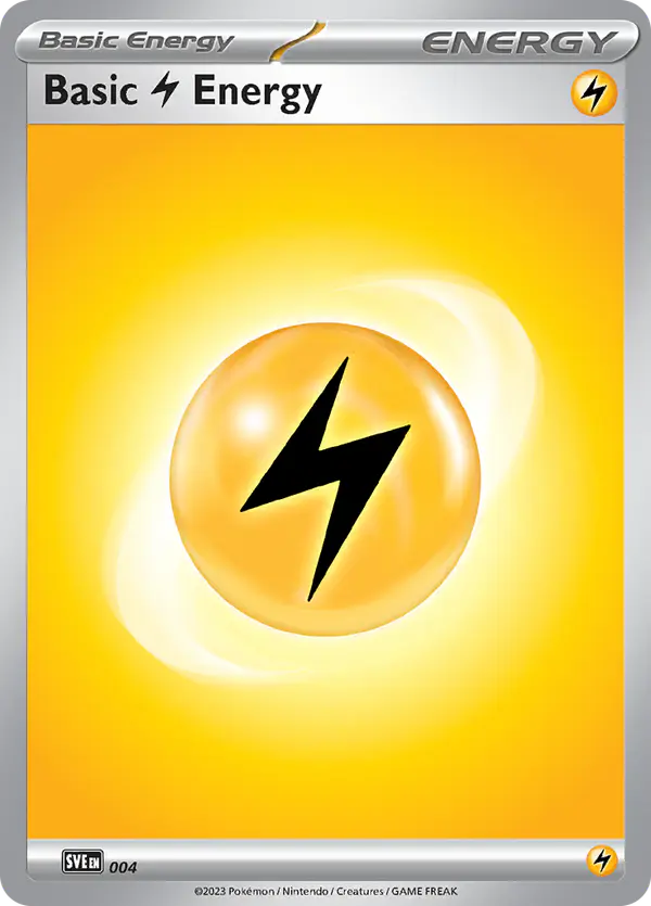 Carta Lightning Energy 004/024 de Scarlet & Violet Energy