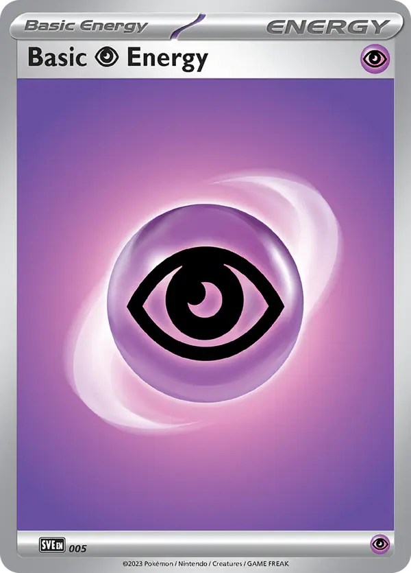 Carta Psychic Energy 005/024 de Scarlet & Violet Energy