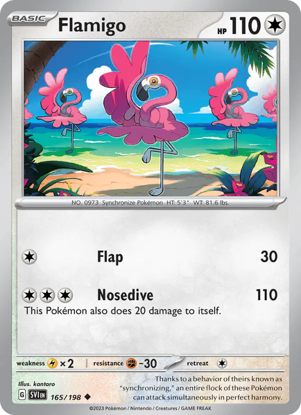 Carta Flamigo 165/198 de Scarlet & Violet