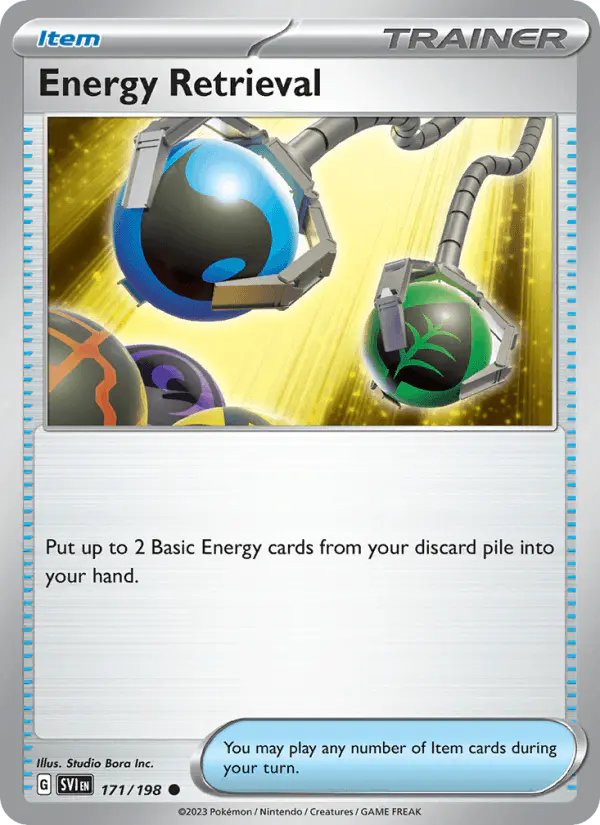 Carta Energy Retrieval 171/198 de Scarlet & Violet