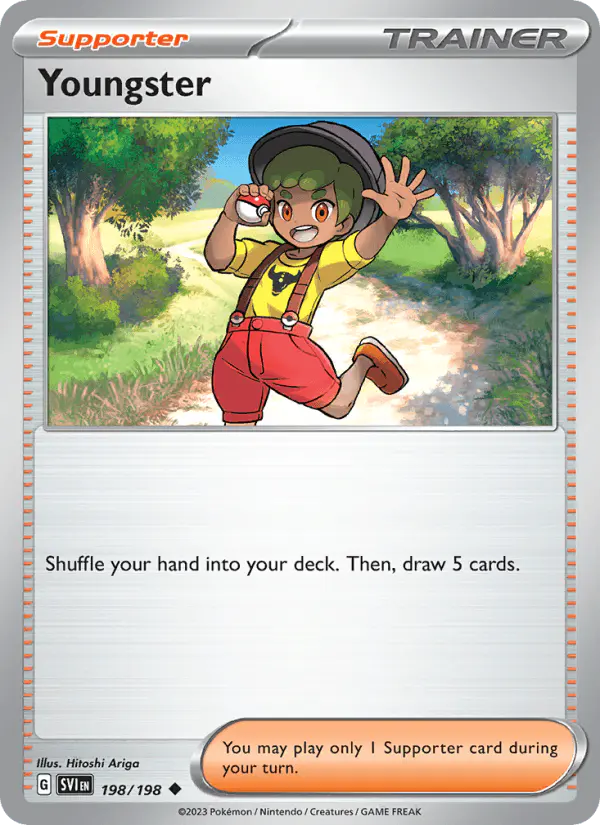 Carta Youngster 198/198 de Scarlet & Violet