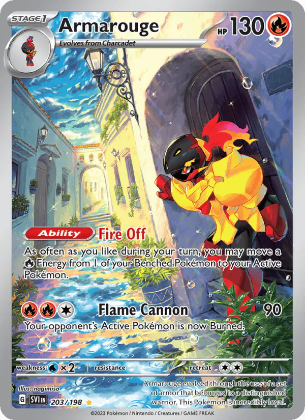 Carta Armarouge 203/198 de Scarlet & Violet