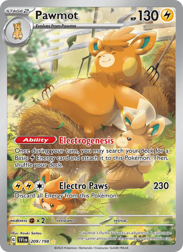 Carta Pawmot 209/198 de Scarlet & Violet