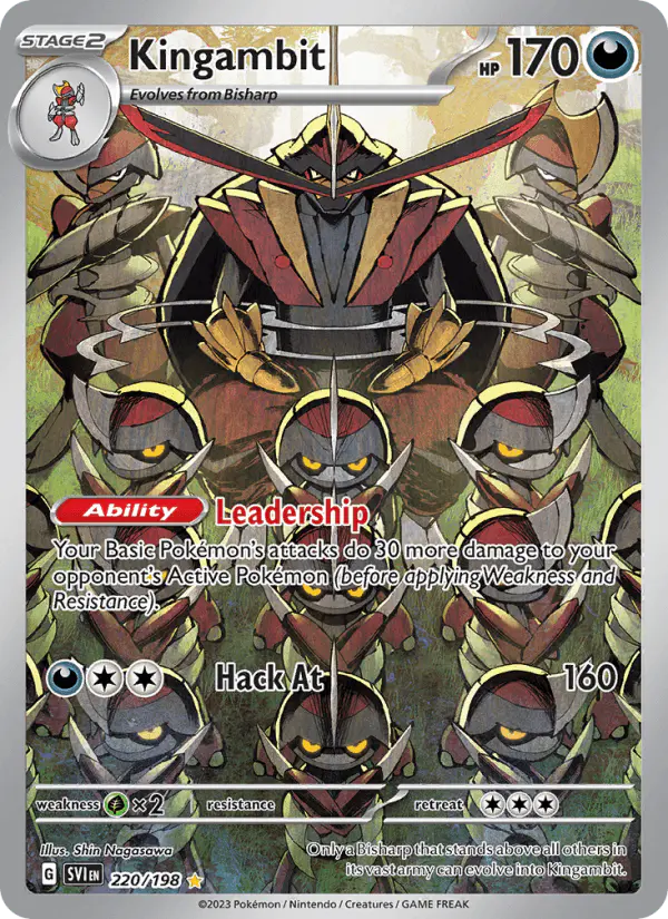 Carta Kingambit 220/198 de Scarlet & Violet