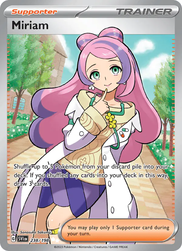 Carta Miriam 238/198 de Scarlet & Violet