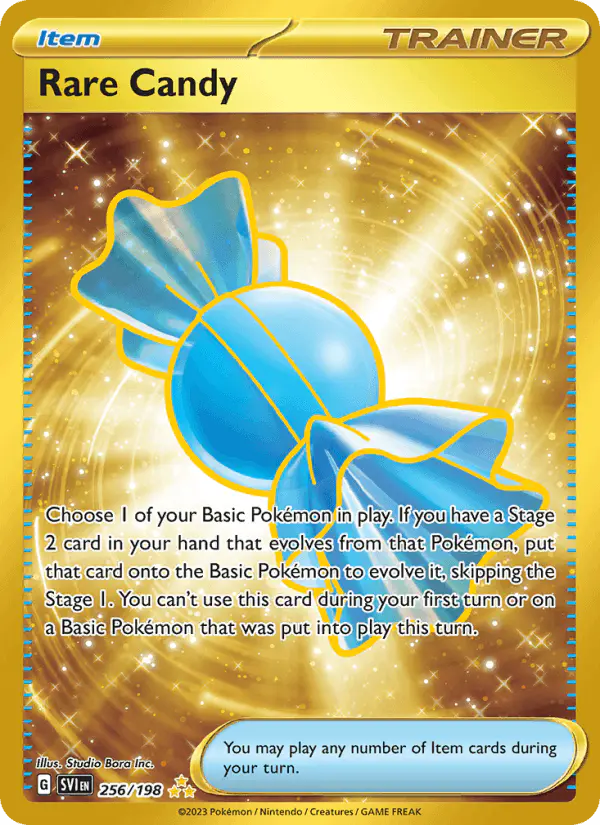 Carta Rare Candy 256/198 de Scarlet & Violet