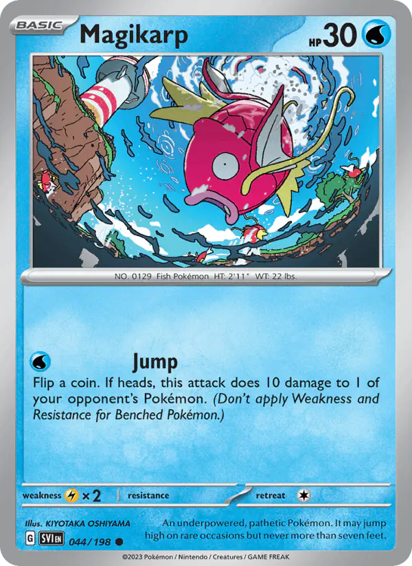 Carta Magikarp 044/198 de Scarlet & Violet
