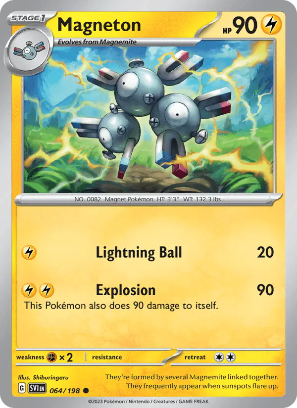 Carta Magneton 064/198 de Scarlet & Violet