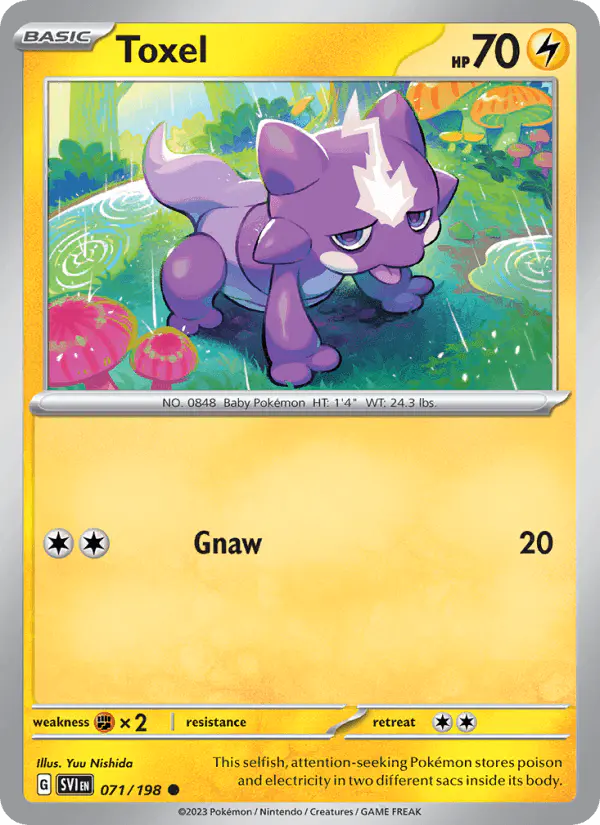 Carta Toxel 071/198 de Scarlet & Violet