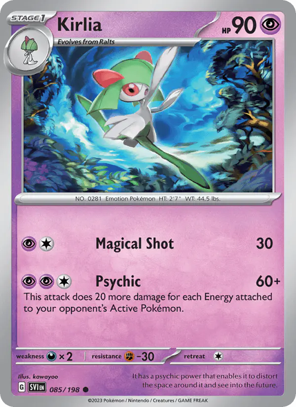 Carta Kirlia 085/198 de Scarlet & Violet